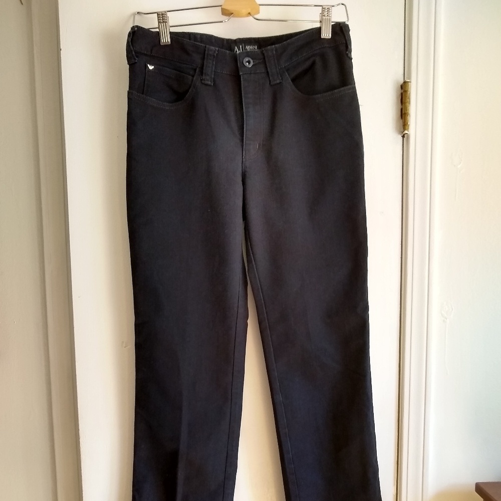 Armani Dark Wash Straight Leg Jeans